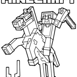 Minecraft para Colorir : 20 desenhos para imprimir