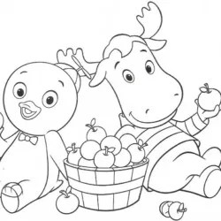 Backyardigans para imprimir e colorir