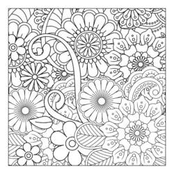 Flores para imprimir e colorir