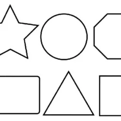 Formas para imprimir e colorir