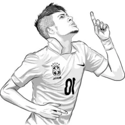 Futebol para imprimir e colorir