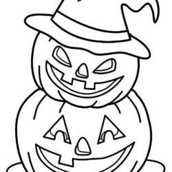 Desenhos de Halloween para Imprimir e Colorir