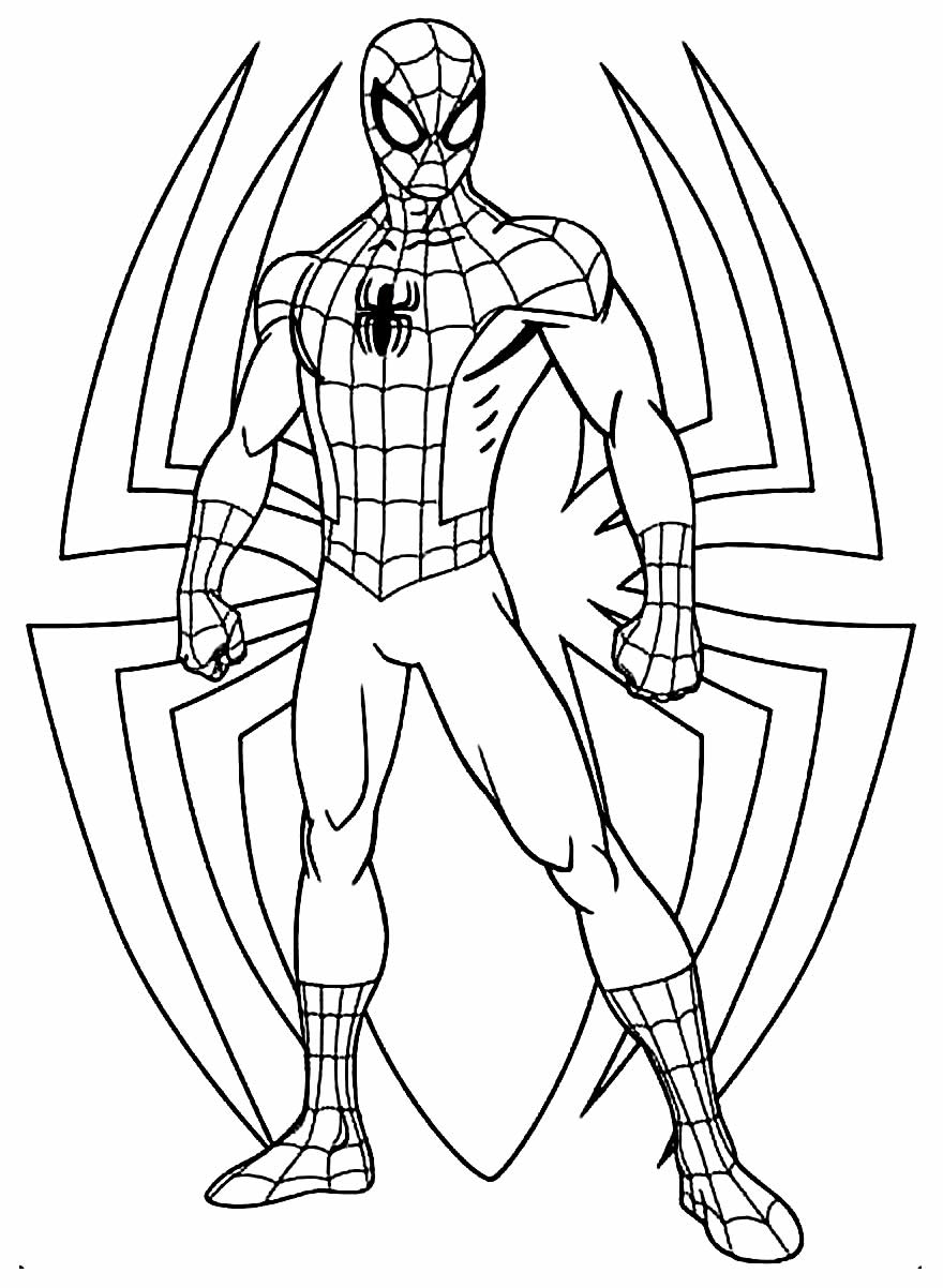desenhos para colorir homem aranha