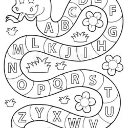Letras (Alfabeto) para imprimir e colorir