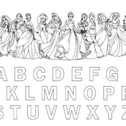 Letras (Alfabeto) para imprimir e colorir