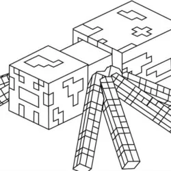 Minecraft para imprimir e colorir