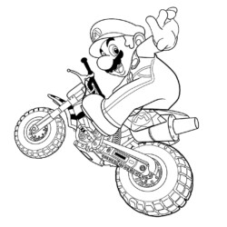 Motos para colorir - Desenhos Imprimir