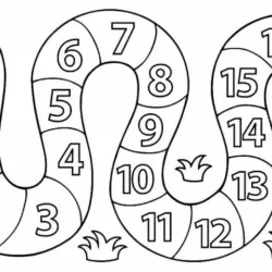 Números para imprimir e colorir