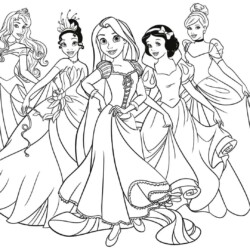 princesas disney Archives - Desenhos para Pintar e Colorir