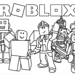 Desenhos do Roblox para Imprimir e Colorir