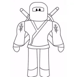 Roblox para imprimir e colorir