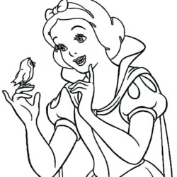 desenhos de Branca De Neve para colorir e pintar online – Desenhos