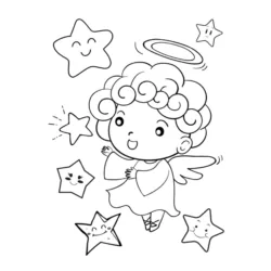 desenho de Anjos