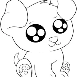 Cachorros para imprimir e colorir