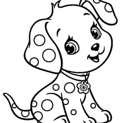 Cachorros para imprimir e colorir
