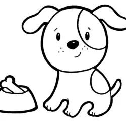 Cachorros para imprimir e colorir