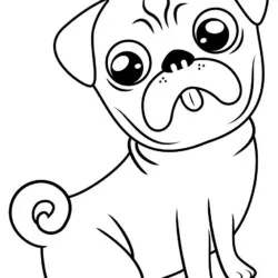 Cachorros para imprimir e colorir