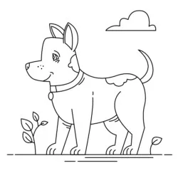 Cachorros para imprimir e colorir