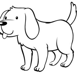 100 Desenhos de Cachorros para Colorir e Imprimir
