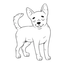 Cachorros para imprimir e colorir