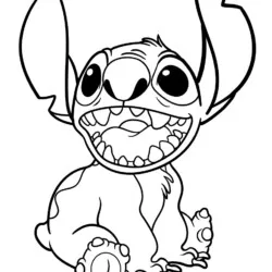 Lilo e Stitch para imprimir e colorir