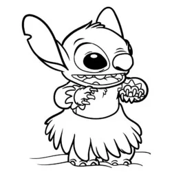 Lilo e Stitch para imprimir e colorir
