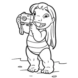 Lilo e Stitch para imprimir e colorir