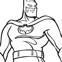 Batman para imprimir e colorir