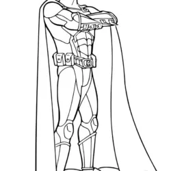 Batman para imprimir e colorir