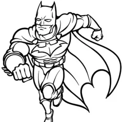 Batman para imprimir e colorir