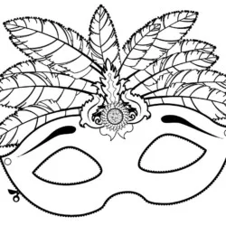 Carnaval para imprimir e colorir