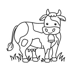 Desenhos para colorir, desenhar e pintar : Desenhos de animais para colorir,  cavalos e vacas