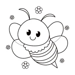 desenho de Abelhas