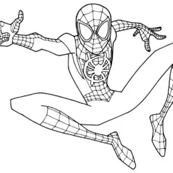 Homem Aranha para imprimir e colorir