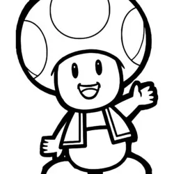 Mario para imprimir e colorir