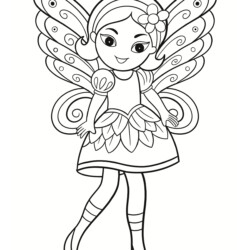 Desenho de Fadas para colorir  Desenhos para colorir e imprimir gratis