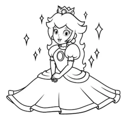 Mario para imprimir e colorir