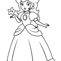 Mario para imprimir e colorir