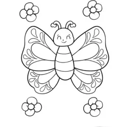 Borboletas para imprimir e colorir