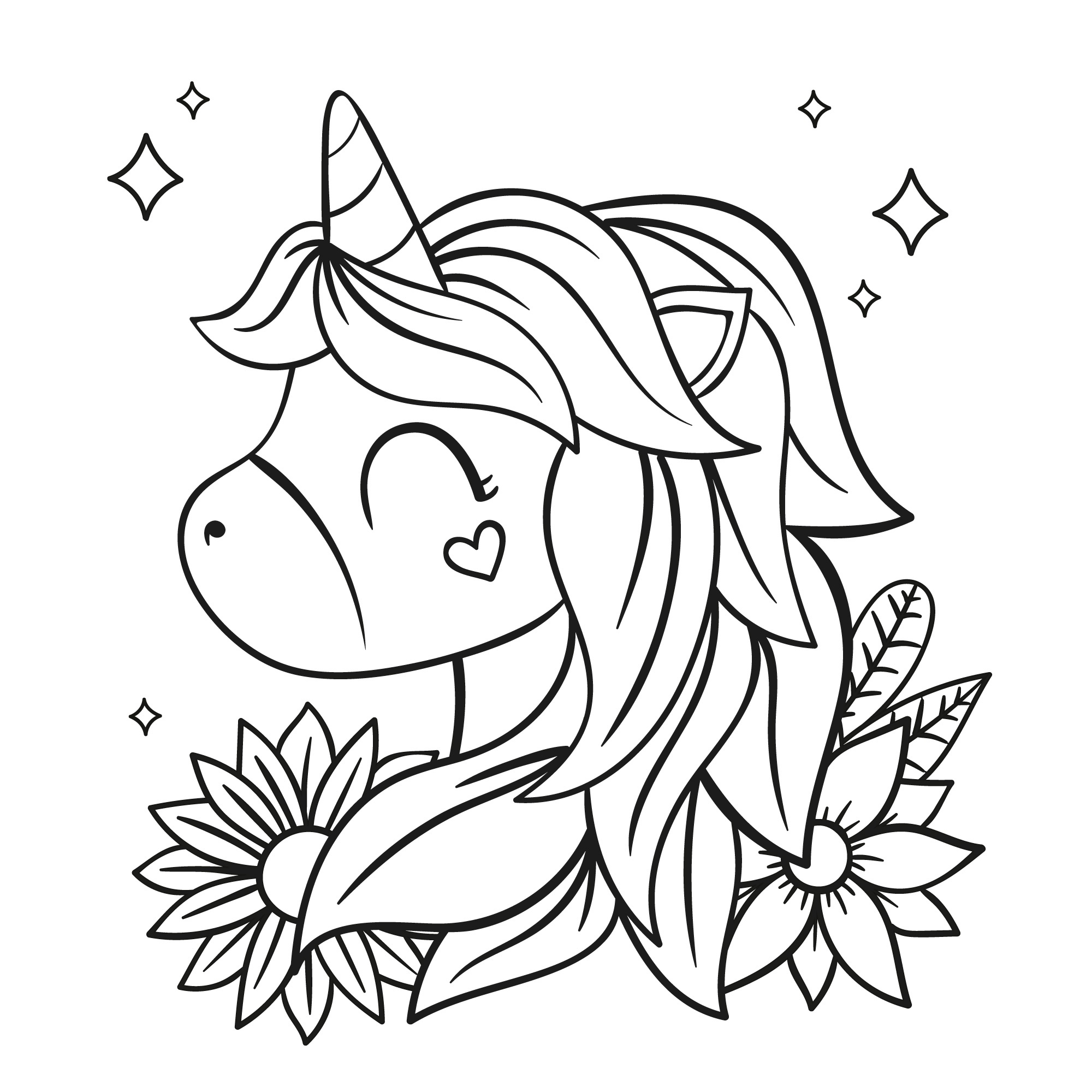 desenhos unicornio para colorir