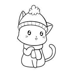 42 desenhos KAWAII para imprimir e colorir, Desenhos para colorir