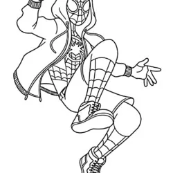 Homem-Aranha para imprimir e colorir