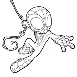 Homem-Aranha para imprimir e colorir