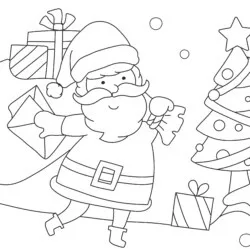 Natal para imprimir e colorir