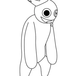 Rainbow Friends para imprimir e colorir