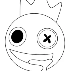 Rainbow Friends para imprimir e colorir