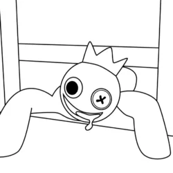 Rainbow Friends para imprimir e colorir