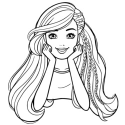 desenho de Barbie