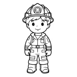 desenho de Bombeiros