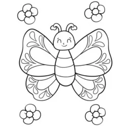desenho de Borboletas